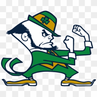Notre Dame Leprechaun Png - Fighting Irish Logo Clipart