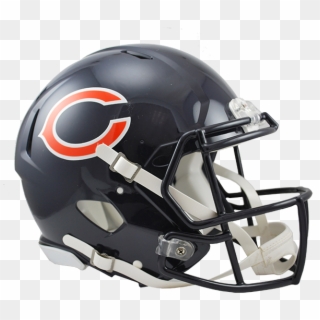 Chicago Bears Revolution Speed Authentic Helmet - Chicago Bears Helmet Png Clipart