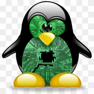 Green Tux - Kali Linux Penguin Clipart