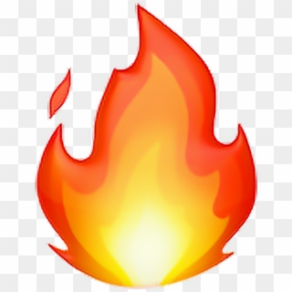 •fire Emoji 🔥 Fire Flame Emoji Emoticon Iphone Iphonee - Fire Emoji Ios 11 Clipart