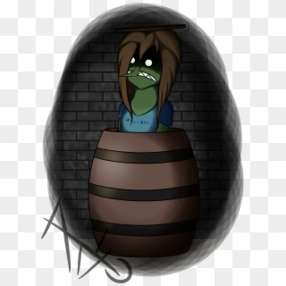 The Barrel Goblin - Cartoon Clipart
