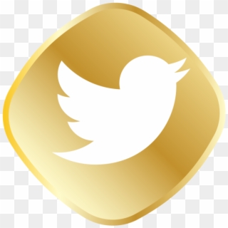Gold Twitter Logo - Aplicaciones Twitter Clipart