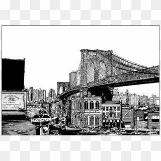 Brooklyn Bridge - Announcement Formation Of New Business Clipart