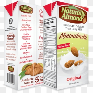Original Naturally Almond Milk - Naturally Almond Vanilla Unsweetened Clipart
