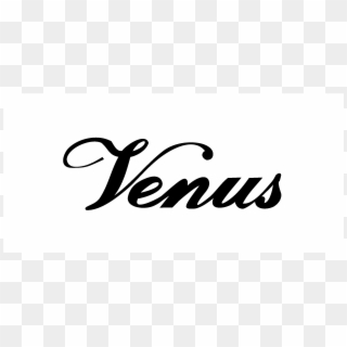Venus Logo Black And White - Venus Calligraphy Clipart