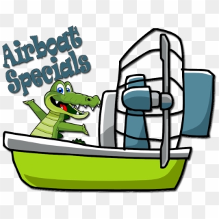 Relax Clipart Gator Tail - Airboat Png Transparent Png