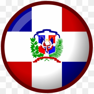 Dominican Republic Flag Logo Clipart