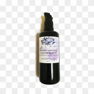 Lavender Amethyst Body Oil - Cosmetics Clipart