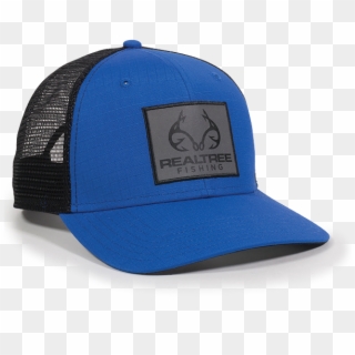 Oc Realtree Fishing Royal And Black Hat - Baseball Cap Clipart