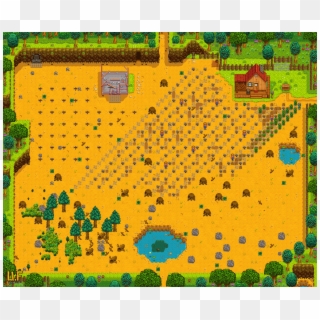 Guide To A Strong Start 57k Gold, 45 Quality Sprinklers, - Stardew Valley Hut Layout Clipart