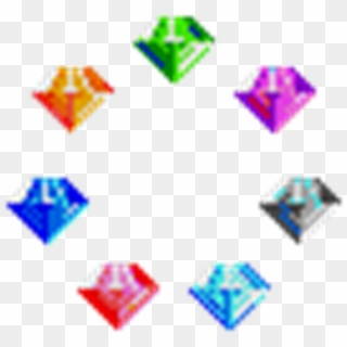 Chaos Emerald Png - Seven Chaos Emeralds Png Clipart