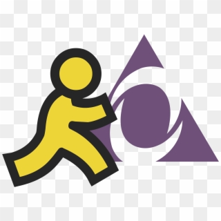 Aol Instant Messenger Logo Png Transparent - Aol Instant Messenger Logo Clipart
