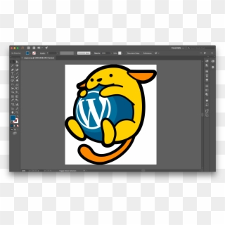 Exporting Svgs With Illustrator - Wordpress Wapuu Clipart