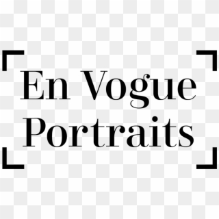 En Vogue Portraits Vogue Magazine Style Portrait Brand - Bodoni Clipart