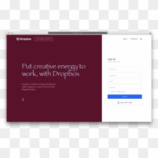 Straight From Twitter - Dropbox Homepage Redesign Clipart