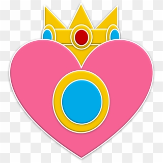 Peach Monarchs Emblem By Rafaelmartins - Princess Peach Logo Png Clipart