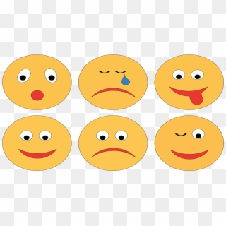 Set Of 4 Pcs Emoji - Smiley Clipart