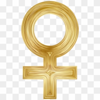 Feminism Represents Much More Than Just Extreme Stereotypes - Gold Female Sign Png Clipart