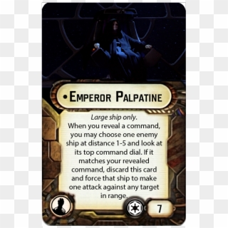 Palpatine - Star Wars Armada Custom Cards Clipart
