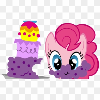 Pinkie Pie With Cake Clipart