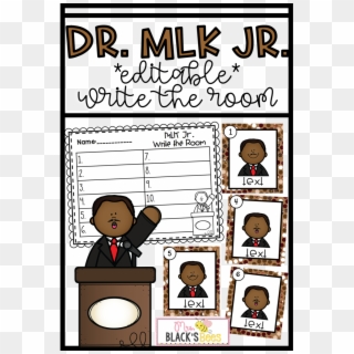 These Martin Luther King Jr - Cartoon Clipart