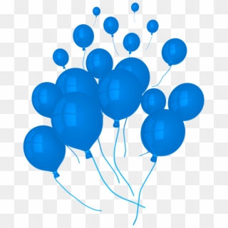 Celebrate With Team - Balloons Floating Away Png Clipart