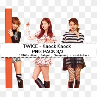 Com Twice Knock Knock Momo Dahyun Chaeyoung Png Pack - Girl Clipart