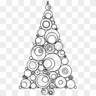 Free Png Abstract Lines Black And White Png Png Image - Line Drawing Christmas Tree Clipart