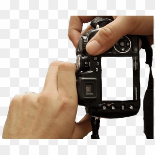 Camara Foto Png - Camera With Hand Png Clipart