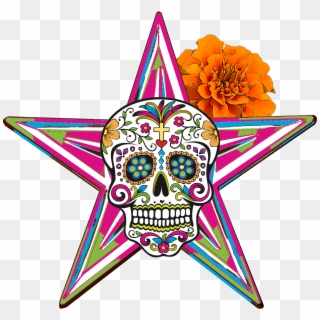 Barnstar Día De Los Muertos - Day Of The Dead Coco Skull Clipart