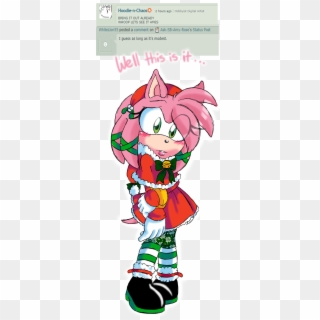 Amy Rose Christmas Clipart