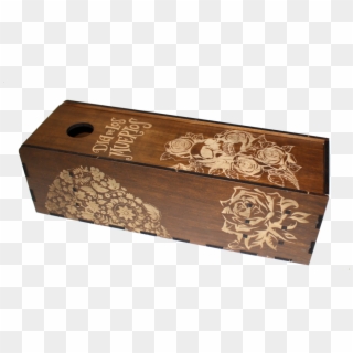 Wood Wine Bottle Box - Plywood Clipart