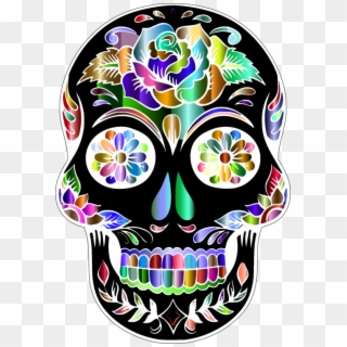Calavera Skull Computer Icons - Day Of The Dead Silhouette Clipart