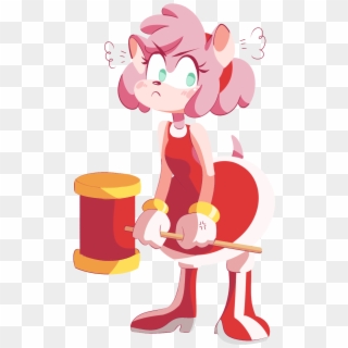 Amy Rose Is Here - Amy Rose Aesthetic Clipart