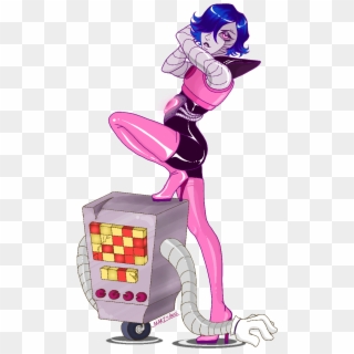 Please Consider Mettaton In Thigh Highs Clipart