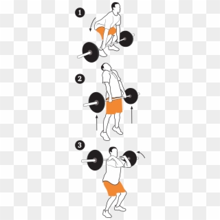 Workout Png - Power Clean Workout Clipart