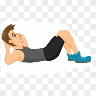 Abs Workouts Section - Press Up Clipart