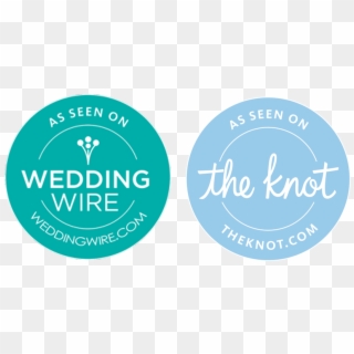 Visit On Weddingwire And The Knot - Circle Clipart