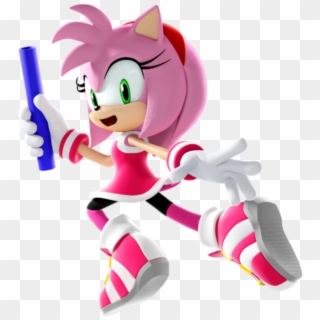 Sonic The Hedgehog - Amy The Hedgehog Olympic Transparent Clipart