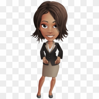 Women Transparent Animated - Office Woman Cartoon Png Clipart