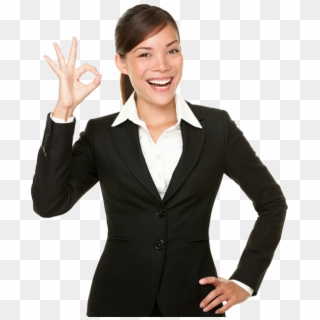 Contact Us - Stock Photo Business Woman Clipart