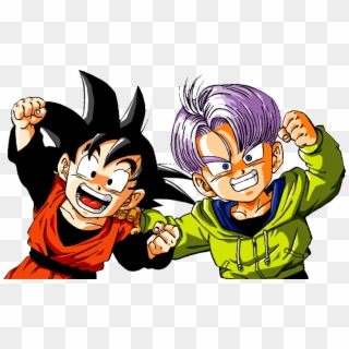Share This Image - Kid Trunks And Goten Clipart