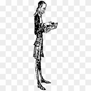 This Free Icons Png Design Of Skinny Man Reading Clipart