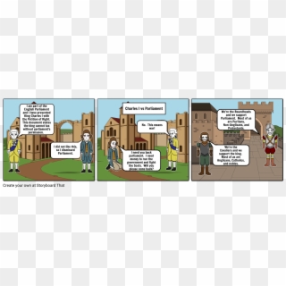 English Revolution - Cartoon Clipart
