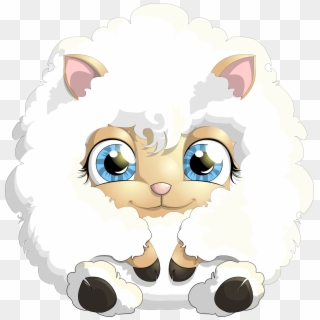 Cute Lamb Png Clipart Picture - Cute Sheep Clipart Transparent Png