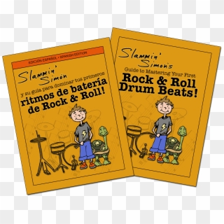 Slammin Simon Books - Cartoon Clipart