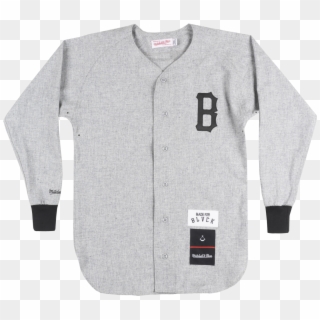 Black Scale X Mitchell & Ness Baseball Jersey Ls Shirt - Sweater Clipart