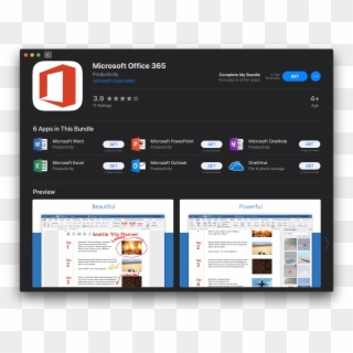 Deploying Microsoft Office From The Mac App Store - Office 365 Mac App Store Clipart