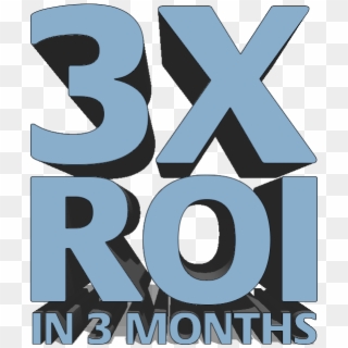 3x Return On Investment 3 Months App Store - Graphic Design Clipart