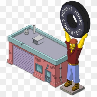 Tapped Out Honest John's Computers - Simpsons Tapped Out Level 44 Clipart